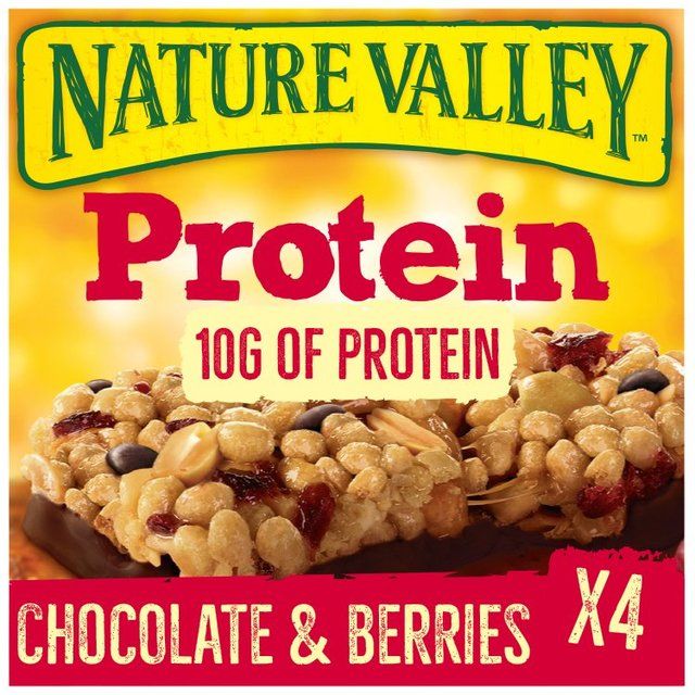 Nature Valley Protein Chocolate & Berries Cereal Bars   4 x 40g