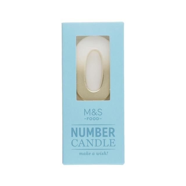 M&S Number 0 Candle