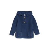 M&S Hooded Chunky Cardigan 0 Months-3 Years Indigo GOODS M&S   