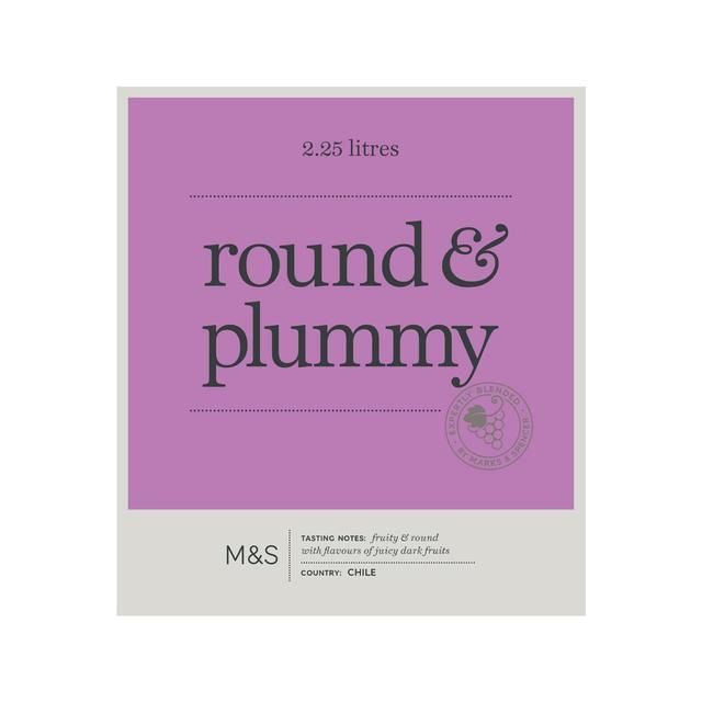 M&S Round & Plummy Merlot   2.25L