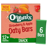 Organix Strawberry & Apple Organic Soft Oaty Bars Toddler Snack Multipack   6 x 23g GOODS M&S   