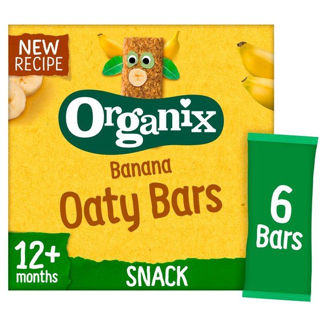 Organix Banana Organic Soft Oaty Bars Toddler Snack Multipack   6 x 23g GOODS M&S   