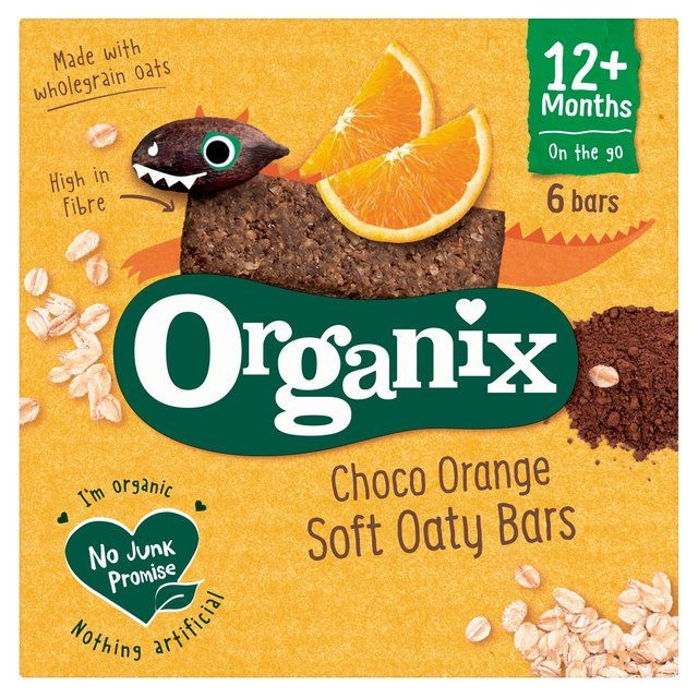 Organix Choco Orange Organic Soft Oaty Bars Toddler Snack Multipack   6 x 23g GOODS M&S   