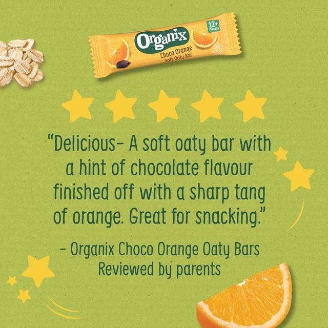 Organix Choco Orange Organic Soft Oaty Bars Toddler Snack Multipack   6 x 23g GOODS M&S   