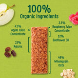 Organix Raspberry & Apple Organic Soft Oaty Bars Toddler Snack Multipack   6 x 23g GOODS M&S   