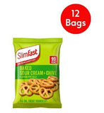 SlimFast Baked Sour Cream & Chive Flavour Pretzels bundle - 12 pack GOODS Boots   