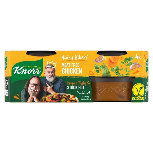 Knorr Hairy Bikers Meat Free Chicken Stock Pot   104g GOODS M&S   