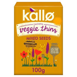 Kallo Veggie Thins Mixed Seeds   100g