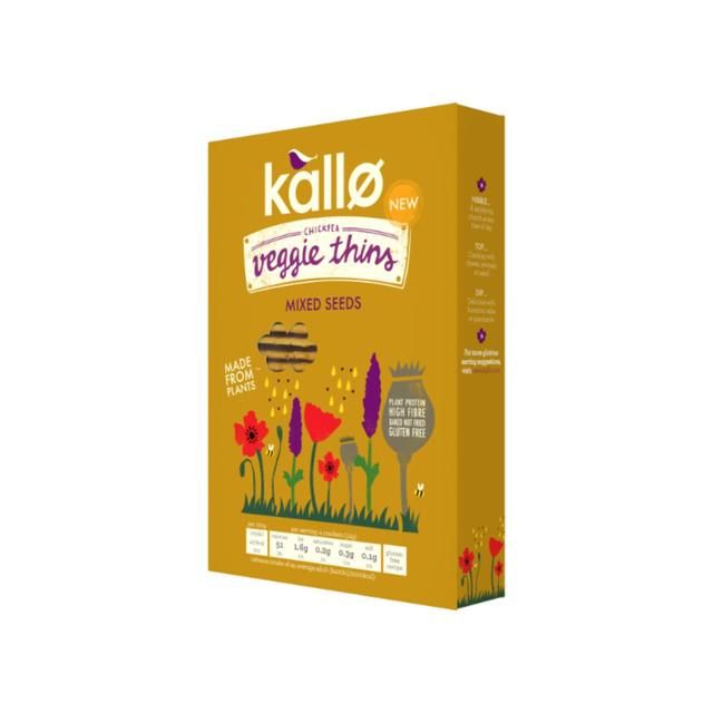 Kallo Veggie Thins Mixed Seeds   100g