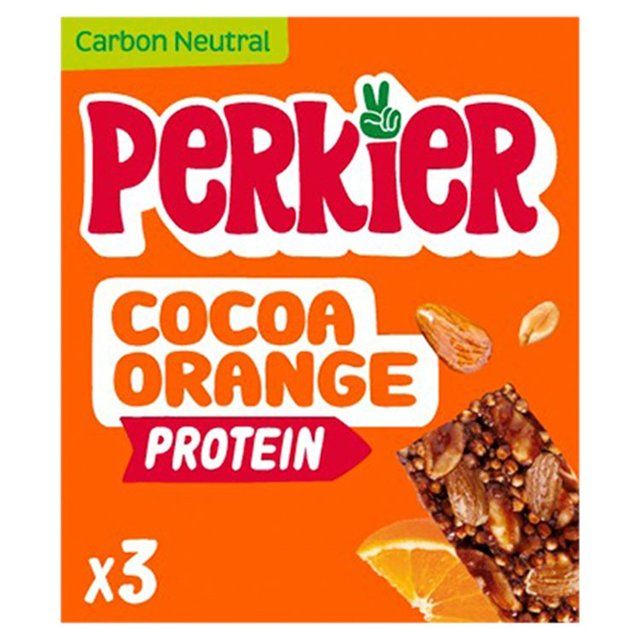 Perkier Cacao & Orange Protein Bars   3 x 35g