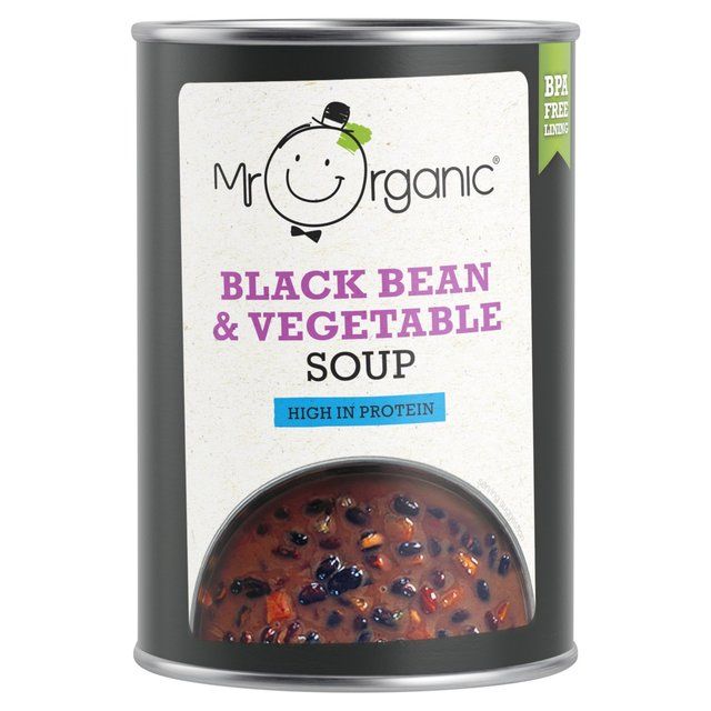 Mr Organic Black Bean & Vegetable Soup   400g