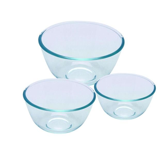 Pyrex Mixing Bowl Set   3 per pack GOODS M&S   