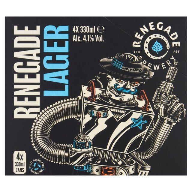 Renegade Lager   4 x 330ml GOODS M&S   