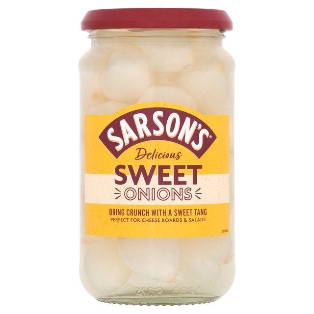 Sarson's Sweet & Mild Silverskin Onions   460g GOODS M&S   