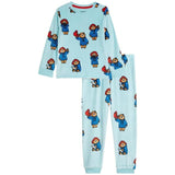 M&S Paddington Velour PJ 2-7 Years Light Blue GOODS M&S   