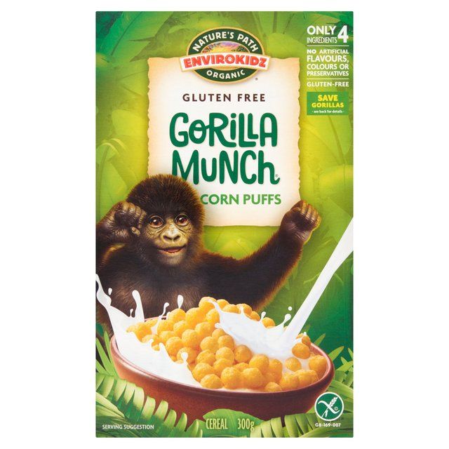 Natures Path Gluten Free Organic Cereal Gorilla Munch   300g