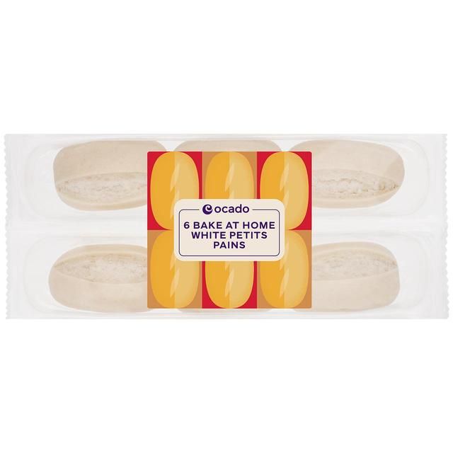 Ocado Bake at Home White Petits Pains   6 per pack GOODS M&S   