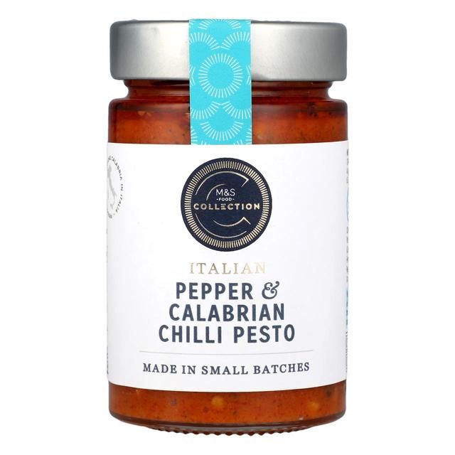 M&S Collection Pepper & Calabrian Chilli Pesto   190g GOODS M&S   