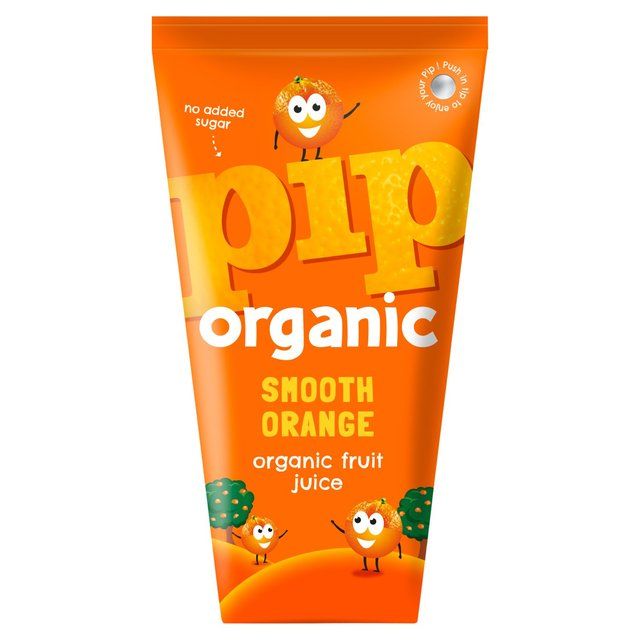 Pip Organic Kids Smooth Orange Juice   4 x 180ml