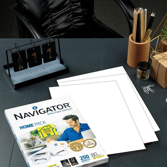 Navigator Home Pack A4 Printer Paper 250 Sheets 80GSM   250 per pack