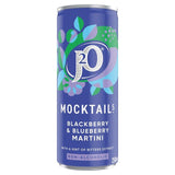 J2O Blackberry &amp; Blueberry Martini Mocktail   250ml