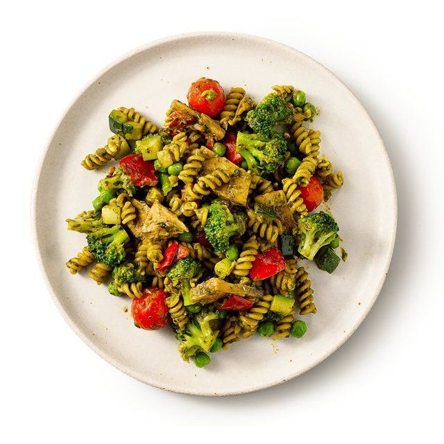 Lazy Vegan Pasta al Pesto Ready Meal   400g GOODS M&S   