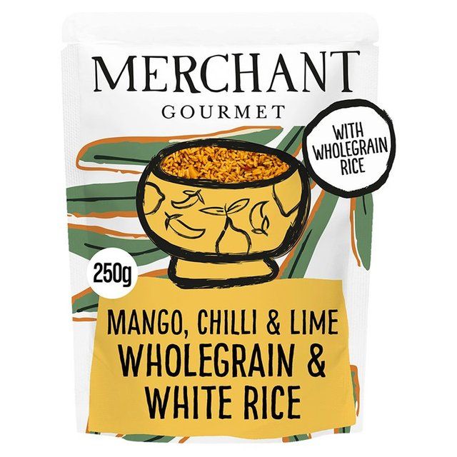 Merchant Gourmet Mango Chilli & Lime Wholegrain & White Microwave Rice    250g