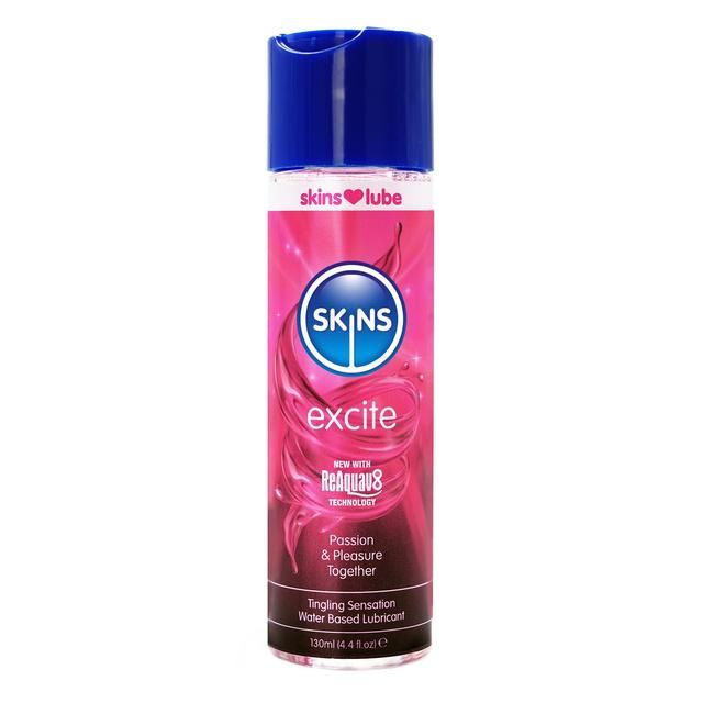 Skins Excite Tingling Water Based Lubricant    130ml GOODS M&S   