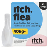 Itch Flea XL Dog Spot-On Flea &amp; Tick treatment (40kg+)