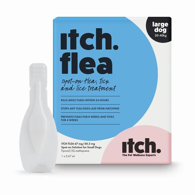 Itch Flea Large Dog Spot-On Flea &amp; Tick treatment (20-40kg)