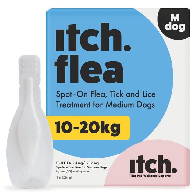 Itch Flea Medium Dog Spot-On Flea &amp; Tick treatment (10-20kg)