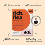 Itch Flea Cat Spot-On Flea &amp; Tick treatment (1kg+)