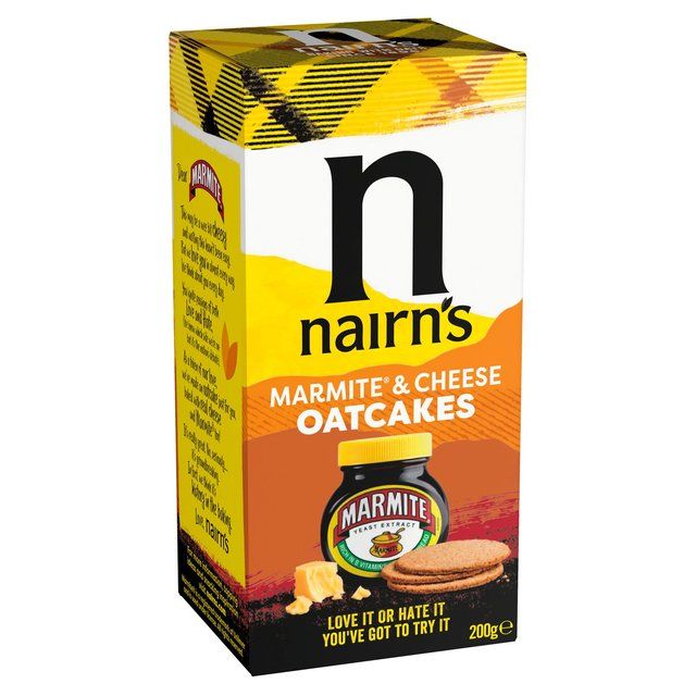 Nairn's Cheese & Marmite Oatcakes   200g GOODS M&S   