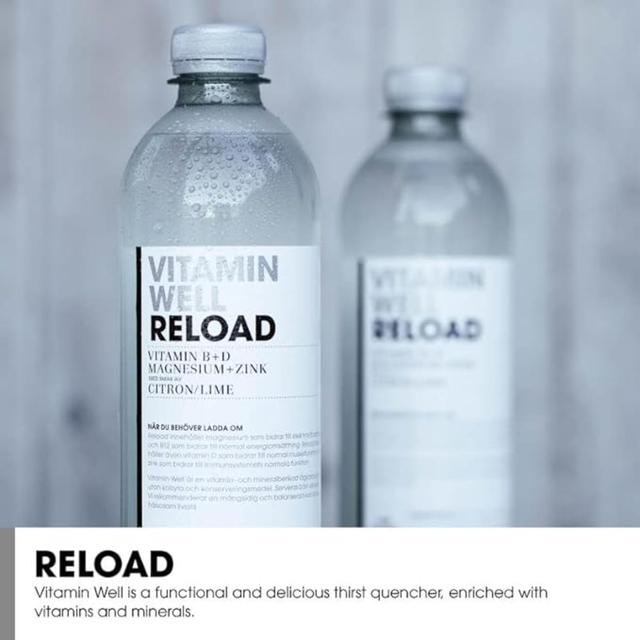 Vitamin Well Water Reload Lemon & Lime   500ml