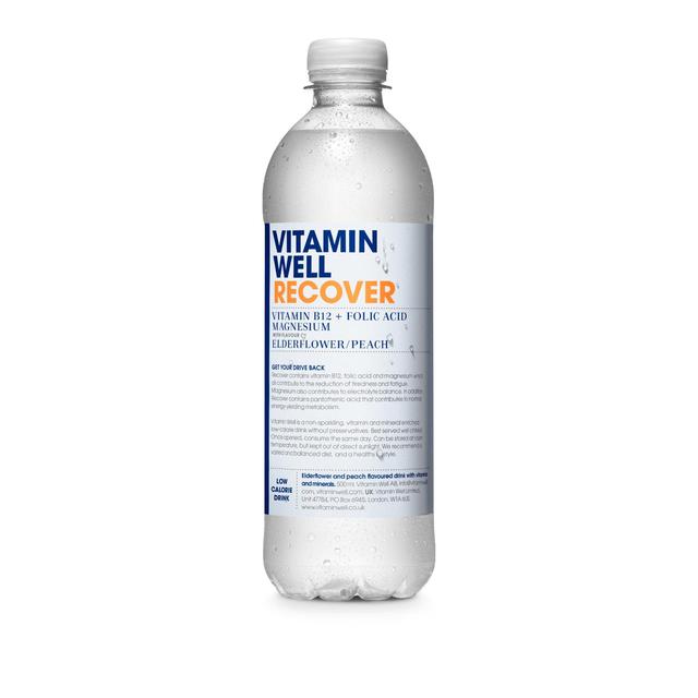 Vitamin Well Water Recover Elderflower & Peach   500ml