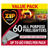 Zip All Purpose Firelighters Block 60   60 per pack GOODS M&S   