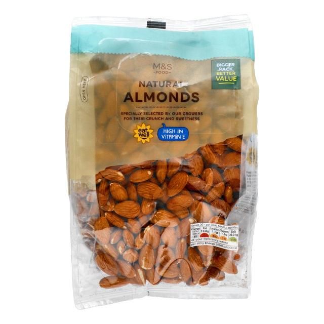 M&S Natural Almonds   750g