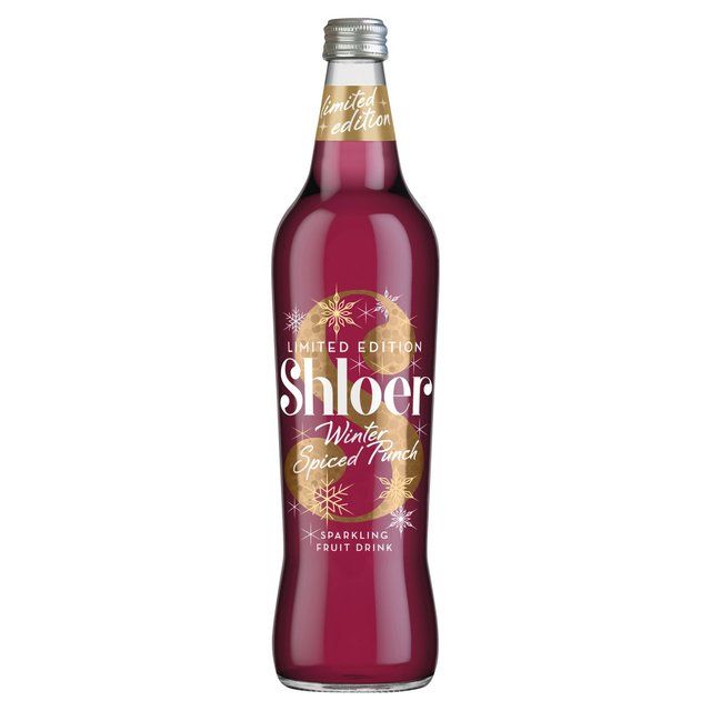 Shloer Winter Spiced Punch Sparkling Grape Drink   750ml