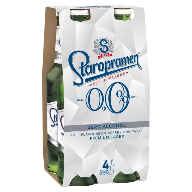 Staropramen Premium Lager 0%   4 x 330ml