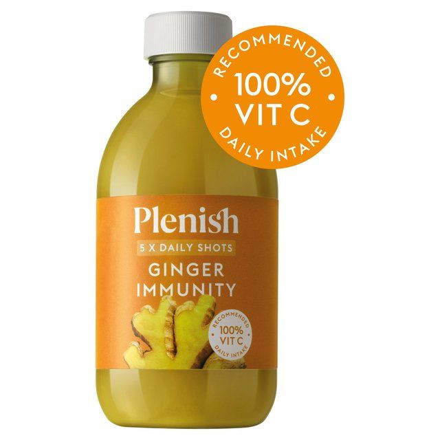 Plenish Ginger Immunity Dosing Bottle 5x Shots   300ml