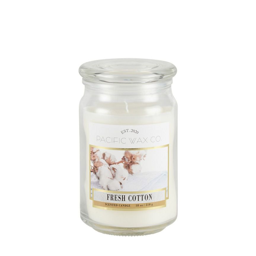 Pacific Wax Co Fresh Cotton Jar Candle General Household ASDA   