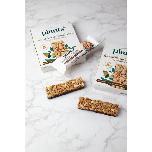 Plants by Deliciously Ella Roasted Peanut Crunch Bar   3 x 37g