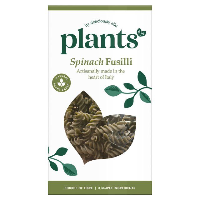 Plants by Deliciously Ella Spinach Fusilli   250g