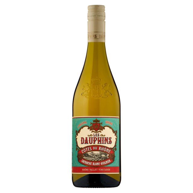 Les Dauphins Cotes du Rhone White   75cl GOODS M&S   