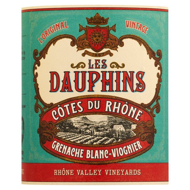 Les Dauphins Cotes du Rhone White   75cl