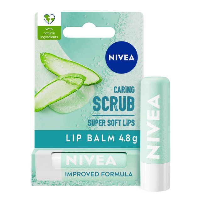 NIVEA Aloe Vera Caring Scrub Lip Balm   4.8g