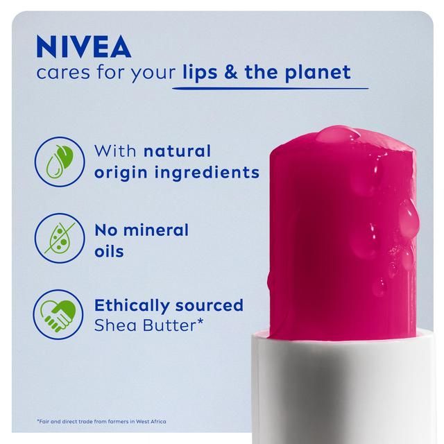 NIVEA Cherry Shine Lip Balm   4.8g GOODS M&S   