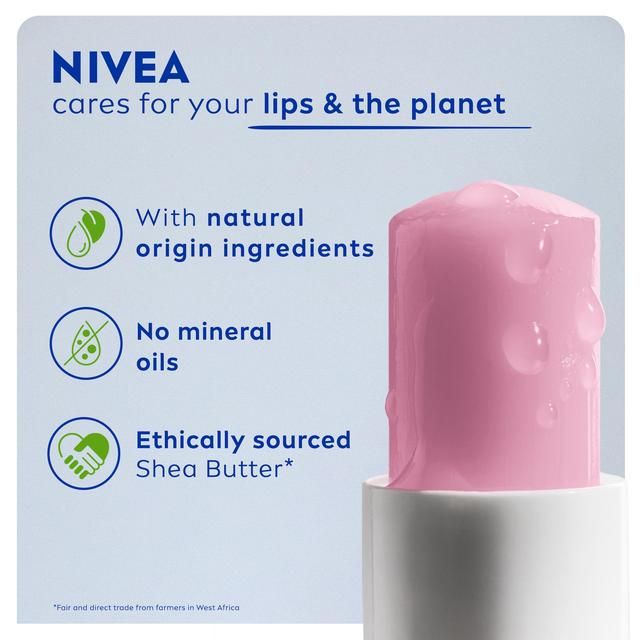 NIVEA Rosehip Oil Caring Scrub Lip Balm   4.8g