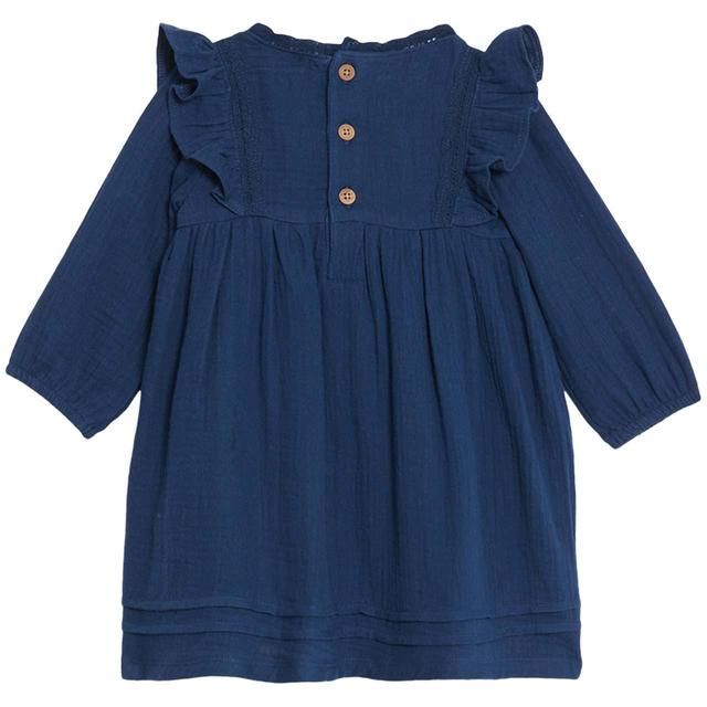 M&S 2 Piece Peter Rabbit Frill Dress/Tights Set 0-3 Years Navy Mix