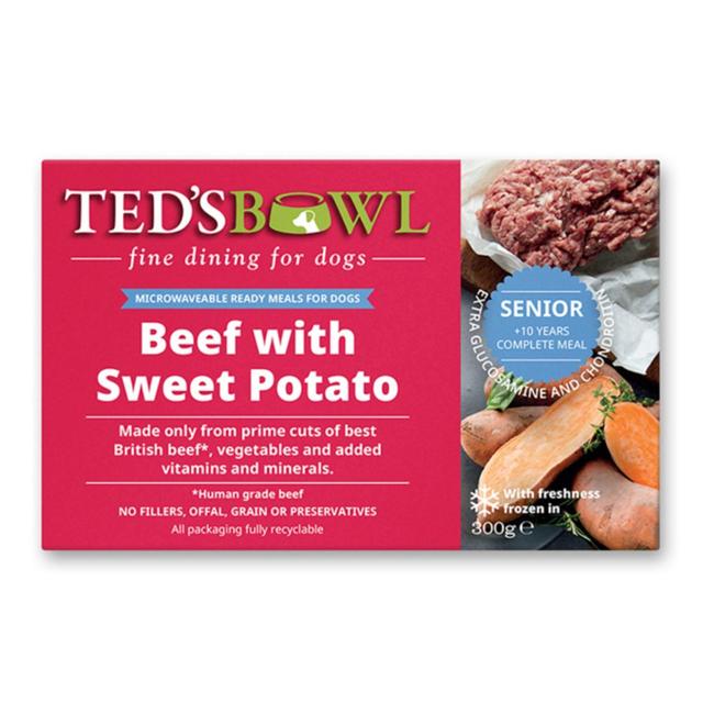 Ted's Bowl Beef with Sweet Potato for Senior Dog   300g